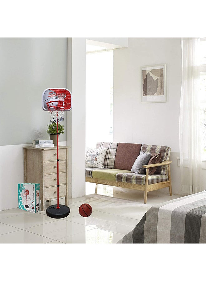 Generic - Adjustable Basketball With Board Stand - Image 1
