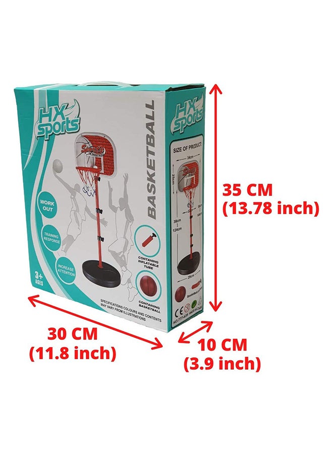 Generic - Adjustable Basketball With Board Stand - Image 1