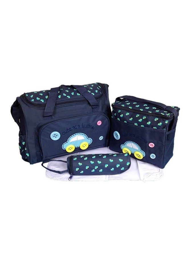 3-Piece Car Pattern Roomy Diaper Bags & Milk Bottle Bag Set - Image 3