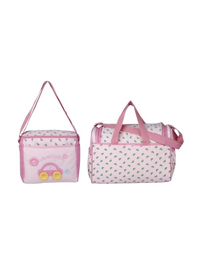 3-Piece Car Pattern Roomy Diaper Bags & Milk Bottle Bag Set - Image 5