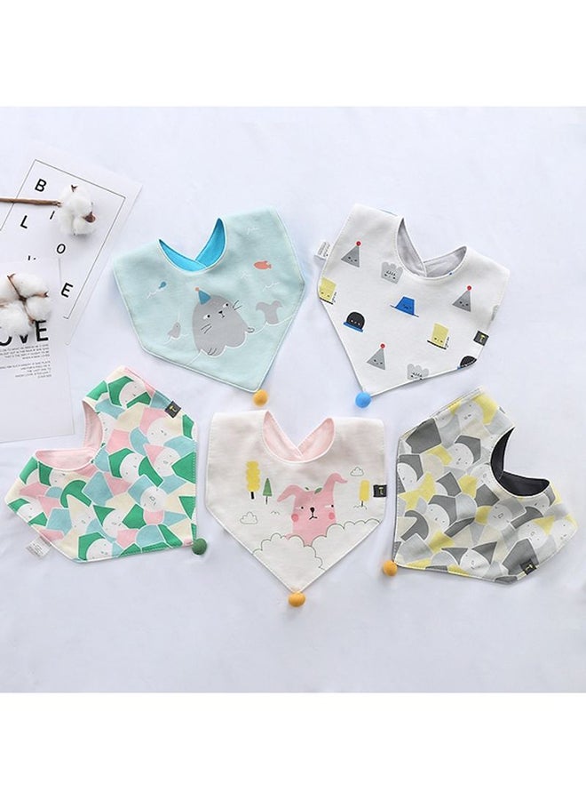 Cotton Bandana Baby Bib - Image 3