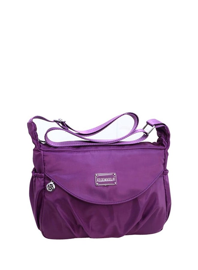 Simple Solid Crossbody Diaper Bag - Image 2