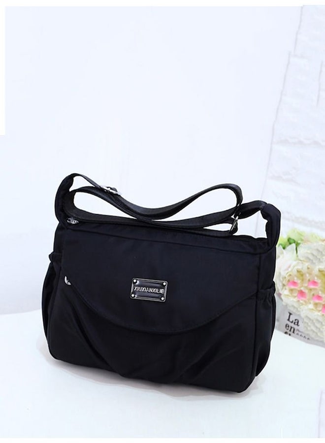 Simple Solid Crossbody Diaper Bag - Image 5