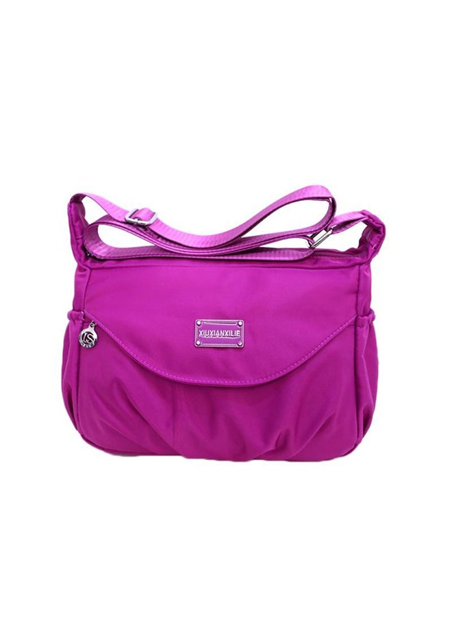 Simple Solid Crossbody Diaper Bag - Image 1