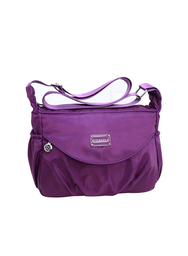 Simple Solid Crossbody Diaper Bag - Image 2