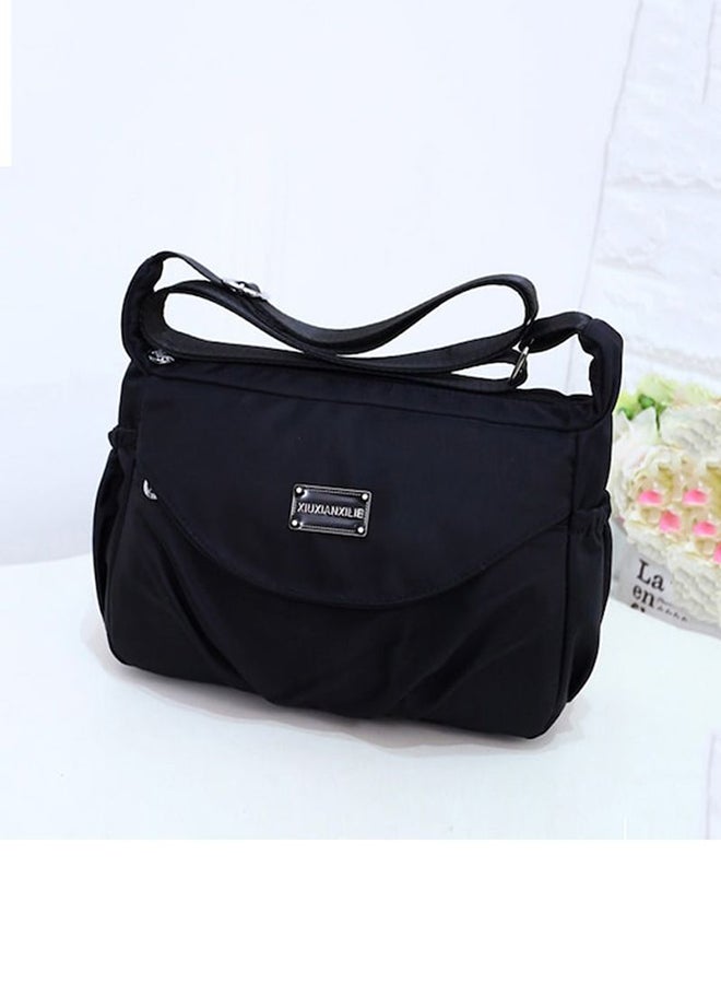 Simple Solid Crossbody Diaper Bag - Image 5