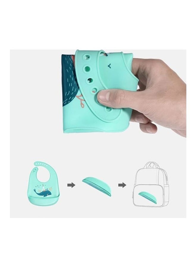 Cartoon Waterproof Silicone Feeding Baby Bibs - Image 5