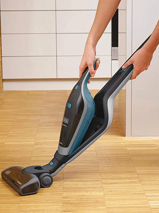 BLACK+DECKER Cordless Stick Vacuum Cleaner, 14.4V, 28.8Wh, 2Ah Lithium-Ion Battery, 2-in-1 Detachable Handheld, Self-Standing, 500ml Dustbowl, Optimal Filtration, 500 ml 28.8 W SVA420B-B5 Multicolour