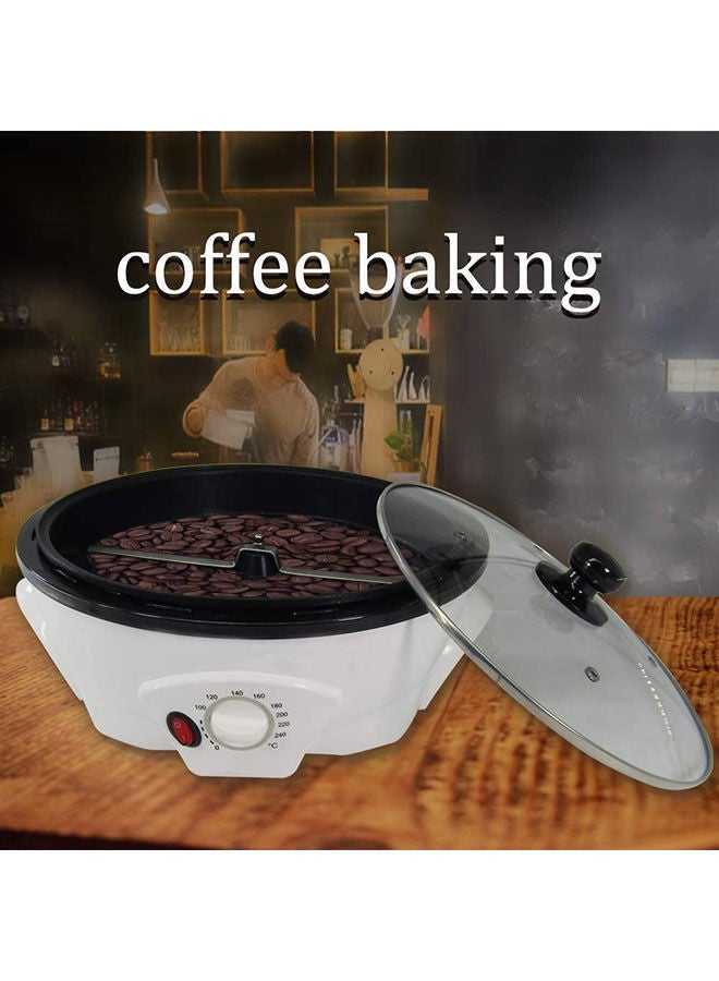 Coffee Roaster with Aluminum Die-Cast Pan, Stainless Steel Roasting Blade and Adjustable Temperature Control 1200 W NL-CR-4962-WH White - v1668694952/N18169568A_5