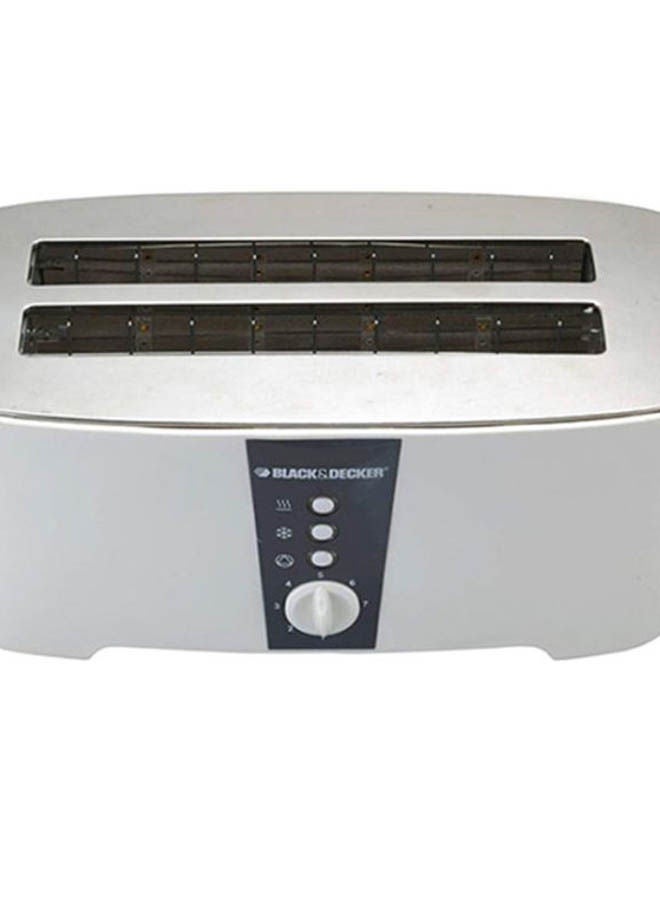 محمصة كهربائية 4 شرائح بقوة 1350 W ET124 أبيض
