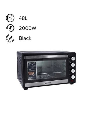 فرن كهربائي مع شواية وحَمل حراري 48 L 2000 W KNO6097 أسود - v1668694963/N22638930A_1