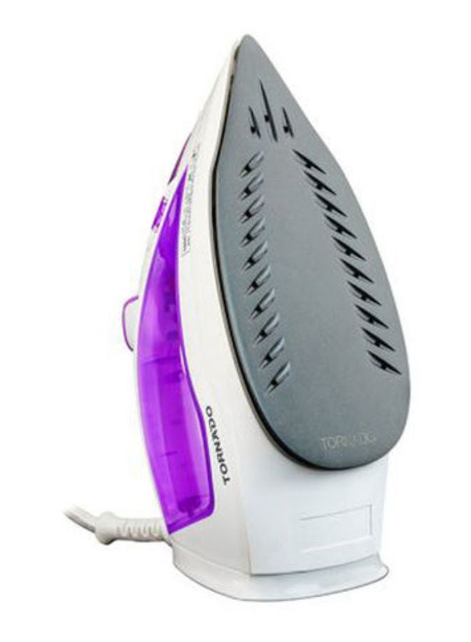 TORNADO Steam Iron TST-1800 Teflon Soleplate, Baby Blue, Red, Violet  - Image 3