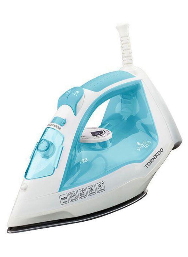 TORNADO Steam Iron TST-1800 Teflon Soleplate, Baby Blue, Red, Violet  - Image 4