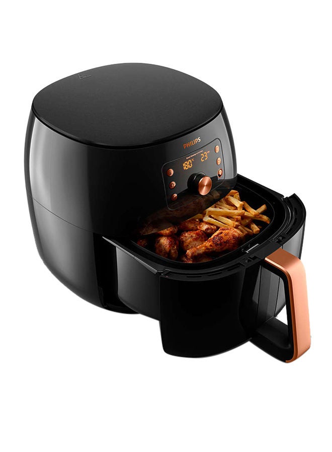 فيليبس مقلاة هوائية XXL 7.3 L 2225 W HD9860/94 أسود/نحاسي - Image 4