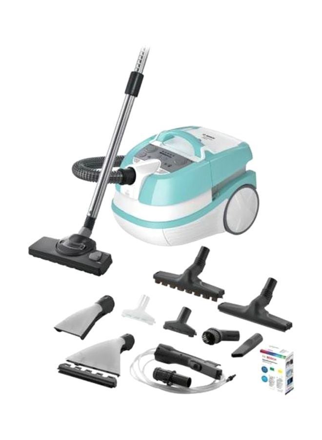 BOSCH - 3-In-1 Electric Wet And Dry Vacuum Cleaner 5 L 2100 W BWD420HYG Turquoise/White/Silver - Image 1