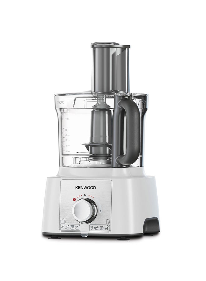 KENWOOD - Food Processor, Bowl, 1.5L Blender Bowl, Multi Mill, 7 Processing Tools, 3 L 1000 W FDP65.400WH, FDP65.450 white - Image 1