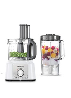 Food Processor, Bowl, 1.5L Blender Bowl, Multi Mill, 7 Processing Tools, 3 L 1000 W FDP65.400WH, FDP65.450 white - v1668694997/N43288937A_9