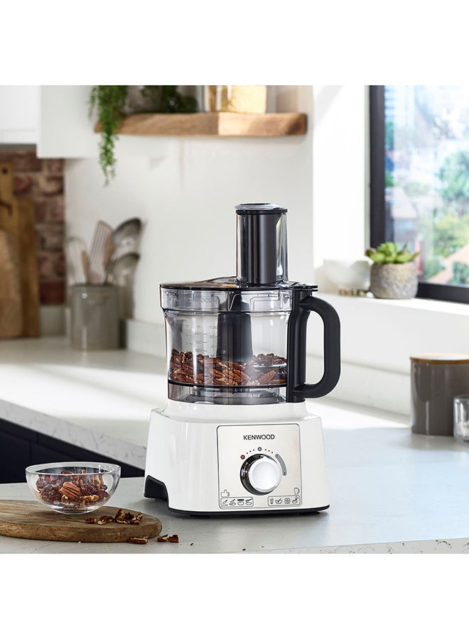 KENWOOD - Food Processor, Bowl, 1.5L Blender Bowl, Multi Mill, 7 Processing Tools, 3 L 1000 W FDP65.400WH, FDP65.450 white - Image 1