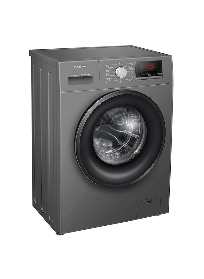 Hisense - 7Kg Front Loading Washing Machine 1200 Rpm 240 W WFPV7012MT Titanium - Image 1