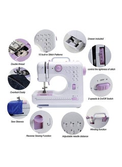 Household Mini Portable Sewing Machine 505 White - v1668695019/N49497499A_4