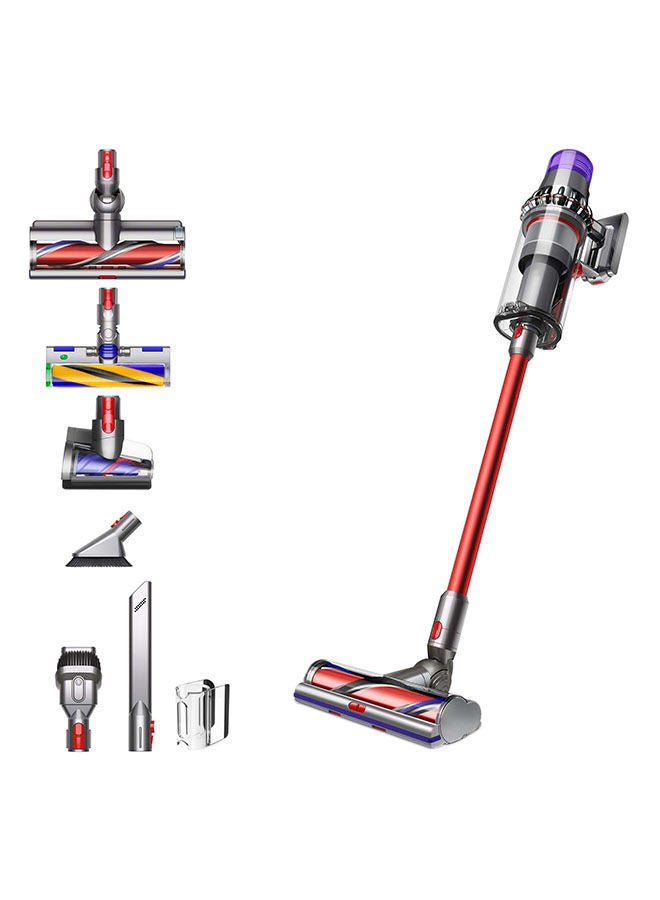 Outsize Cordless Vacuum with suction 185AW 0.77 L 545 W V11 Red/Silver/Purple
