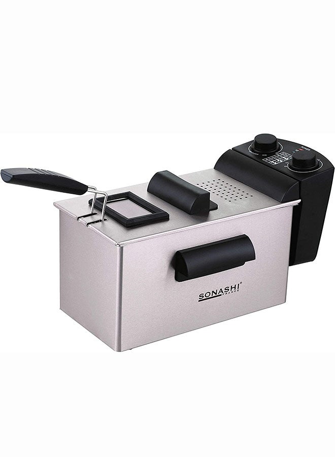 سوناشي - قلاية عميقة 3 L 2100 W SDF-5011 أسود/ فضي - Image 1