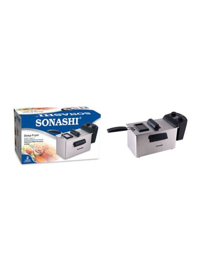 سوناشي - قلاية عميقة 3 L 2100 W SDF-5011 أسود/ فضي - Image 1
