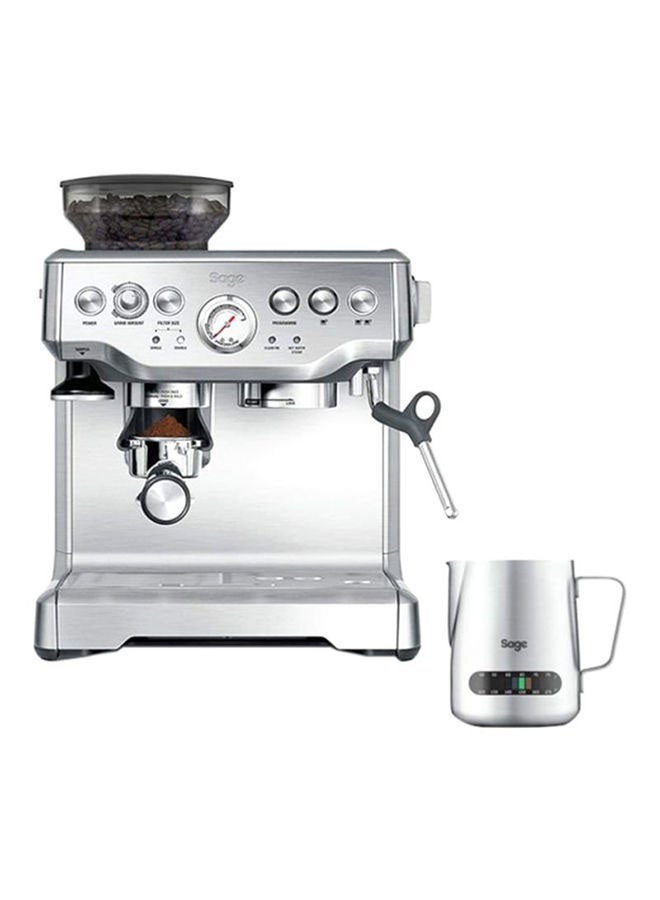 Sage - The Barista Express With Temp Control Milk Jug 2 L 1850 W BES875UK Silver - Image 1
