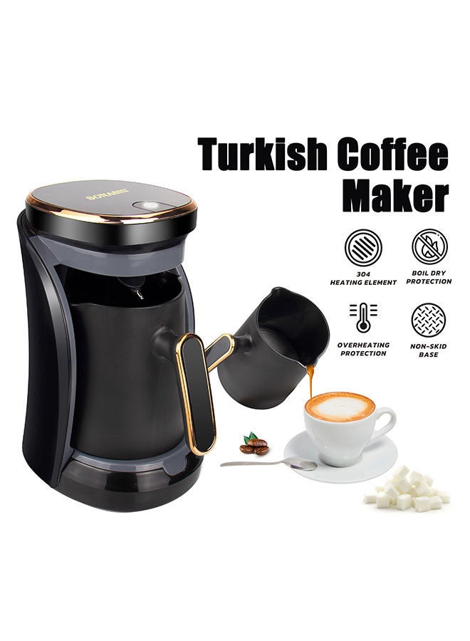 سوناشي - ماكينة صنع القهوة التركية 500 W STCM-4962 ذهبي/ أسود - Image 1