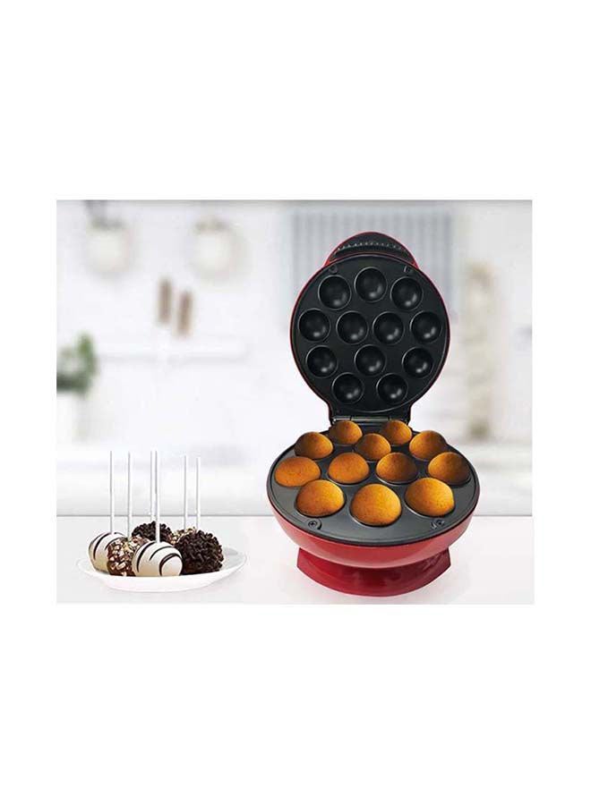 SONASHI - Cake Pop Maker – 12 PCs at a time with Non-Stick Baking Plate | Featured with Power, Ready Light Indicator and Cool Touch Housing | Easy and Durable Snack Maker 1200 W SCPM-872 Red - Image 1