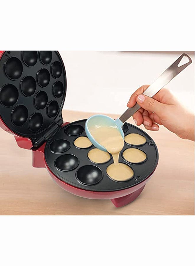 SONASHI - Cake Pop Maker – 12 PCs at a time with Non-Stick Baking Plate | Featured with Power, Ready Light Indicator and Cool Touch Housing | Easy and Durable Snack Maker 1200 W SCPM-872 Red - Image 1