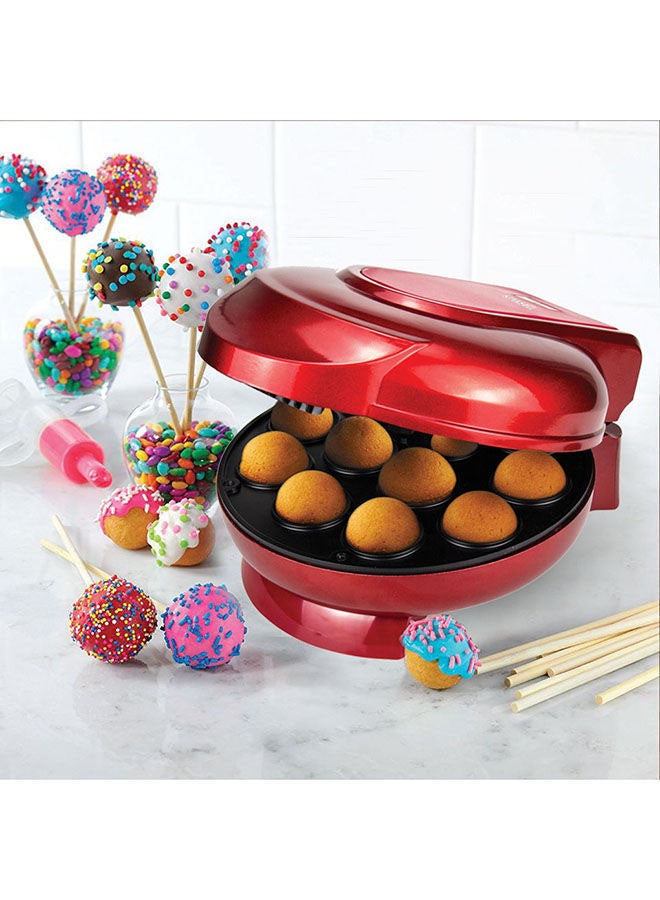 SONASHI - Cake Pop Maker – 12 PCs at a time with Non-Stick Baking Plate | Featured with Power, Ready Light Indicator and Cool Touch Housing | Easy and Durable Snack Maker 1200 W SCPM-872 Red - Image 1