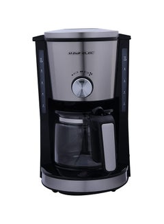 ألسيف إليك ماكينة كهربائية لصنع القهوة المفلترة مع خيار الطحن 1.25 L 1000.0 W E03400 أسود/ فضي  - Image 2
