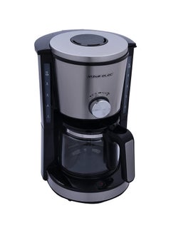 ألسيف إليك ماكينة كهربائية لصنع القهوة المفلترة مع خيار الطحن 1.25 L 1000.0 W E03400 أسود/ فضي  - Image 4