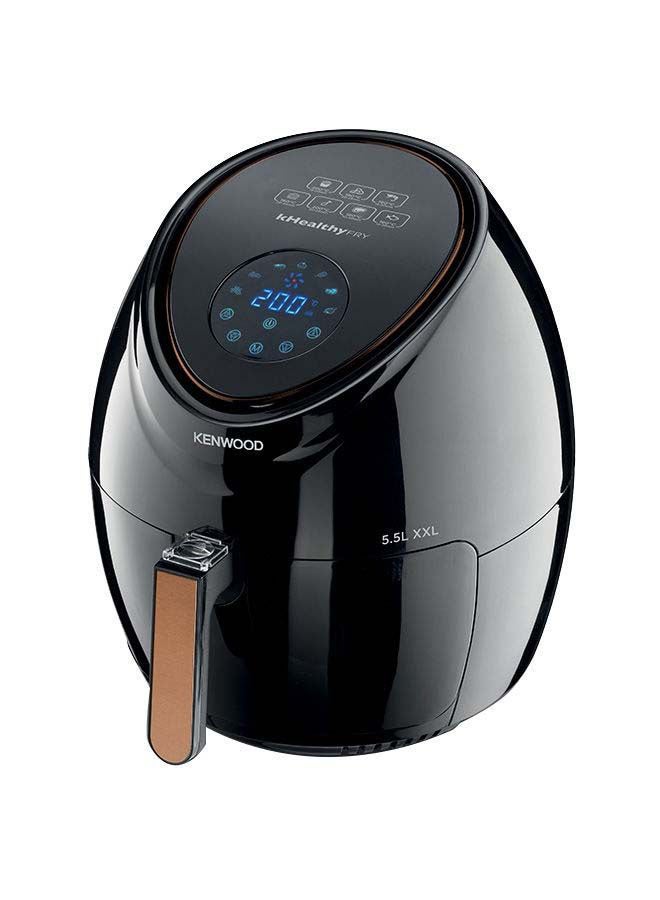 KENWOOD Digital Air Fryer, 2.4Kg, Rapid Hot Air Circulation 5.5 L 1800 W HFP50.000BK Black 