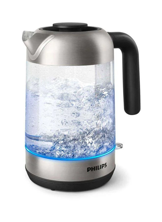 فيليبس غلاية كهربائية 1.7 L 2200 W HD9339/81 شفاف/فضي/أسود