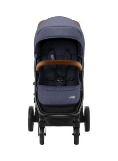 Britax Romer B-Agile R Push Chair With Brown Handle 0 - 4 Years Navy Ink  - Image 2