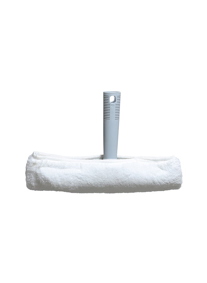 APEX - Professional Window Washer With Microfibre White/Grey 25cm - Image 1