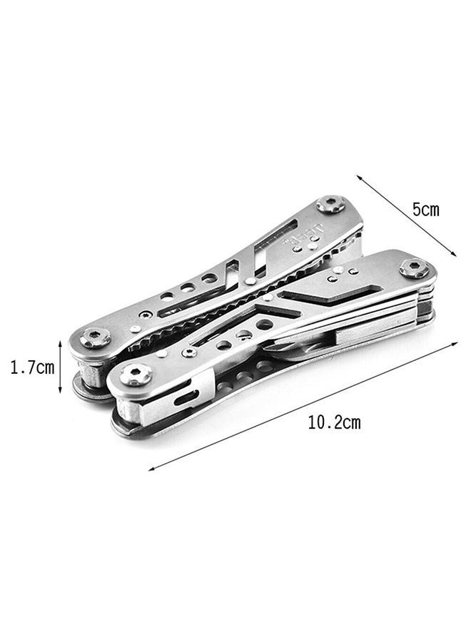 Multi Functional Swiss Army Knife Silver 6inch