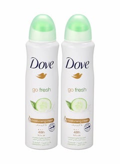 Dove Go Fresh Cucumber And Green Tea Deodorant 150ml Pack Of 2 