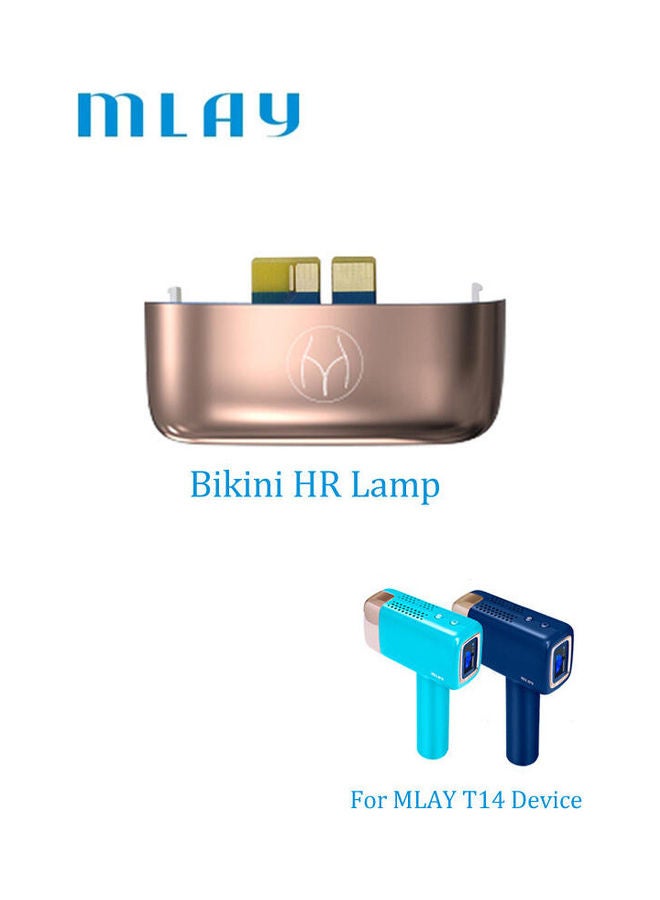 MLAY - T14 Bikini 500000 Pulses Quartz Lamp For Updated IPL Ice Laser Painless Hair Removal Device Gold - Image 1
