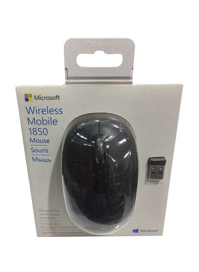 Microsoft - Wireless Mobile Mouse 1850 Black - Image 1