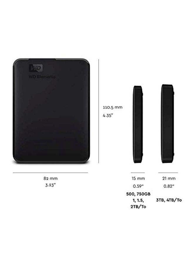 2TB Elements Portable External Hard Drive USB 3.0 2 TB - v1668778795/N15392250A_6