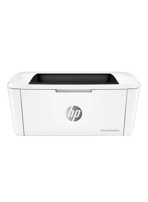 LaserJet Pro M15w Wireless, Up to 19 Page Per Minute - White [W2G51A] White/Black