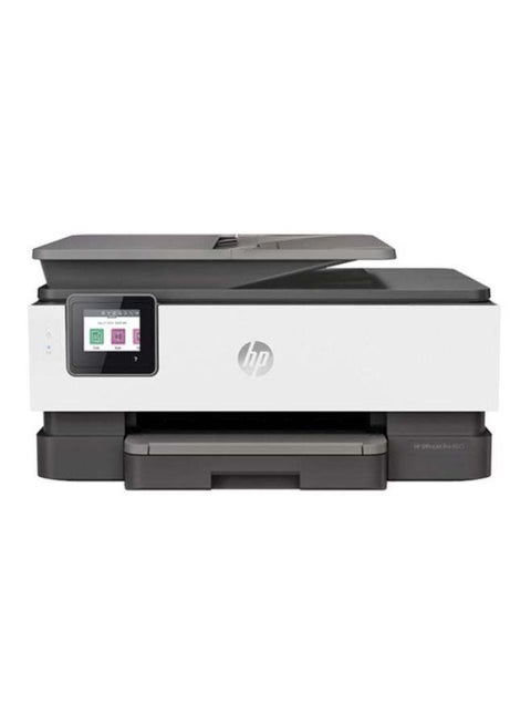 OfficeJet Pro 8023 All-in-One Printer Wireless, Print, Scan, Copy, Fax [1KR64B] Black/White