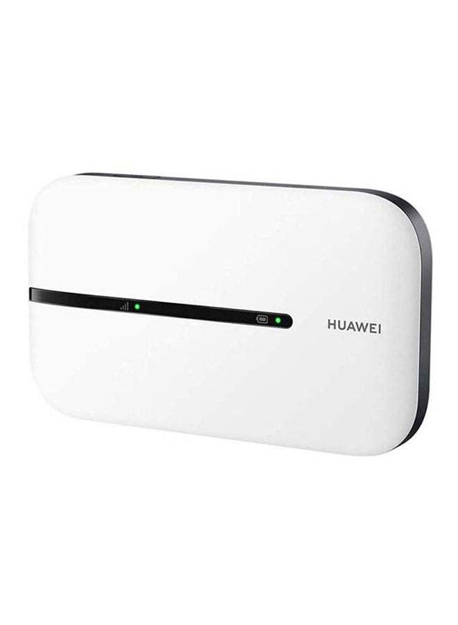 HUAWEI - E5576-320-WHT Mobile Wi-Fi 3S, 4G LTE (CAT4) Hotspot, Download Speed 150 Mbps, Rechargeable 1500 mAh Battery, No Configuration Required, Unlocked Portable for Travel, Business White - Image 1