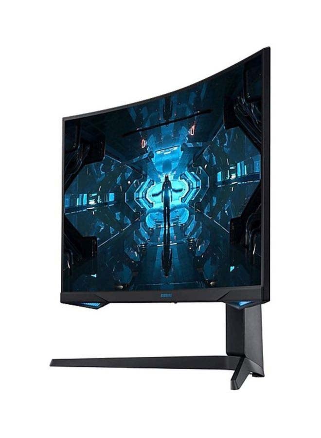 Samsung - 32 inch Odyssey G7 1000R Curved Gaming Monitor LC32G75TQSMXUE 1440p QHD 240Hz 1ms G Sync QLED HDR600, LC32G75TQSUXEN 27.96x23.41x12.04inch Black - Image 1