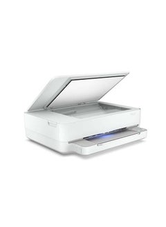 DeskJet Plus Ink Advantage 6075 Printer, All-in-One, Wireless, Print, Copy & Scan Inkjet Printer [5SE22C] White