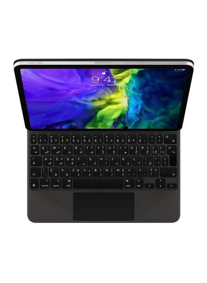 Apple - Magic Keyboard for iPad Air 11-inch (M2) - Arabic - Black Black - Image 1