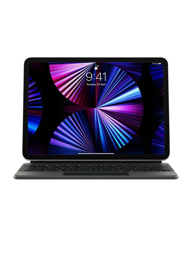 Apple - Magic Keyboard for iPad Air 11-inch (M2) - Arabic - Black Black - Image 1